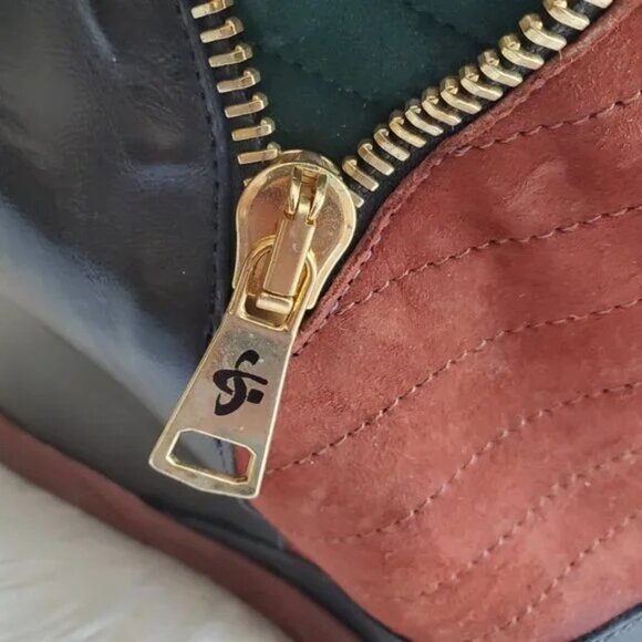 Guido Sgariglia Leather Colorblock Lace Up Boots SZ 9 - Picture 6 of 10